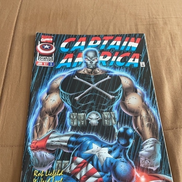 Captain America #3, Vol. 2 - Rob Liefeld Art (Marvel Comics, 1997) - Picture 4 of 8